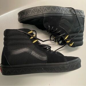 Vans marvel black panther men’s 7 sk8-hi